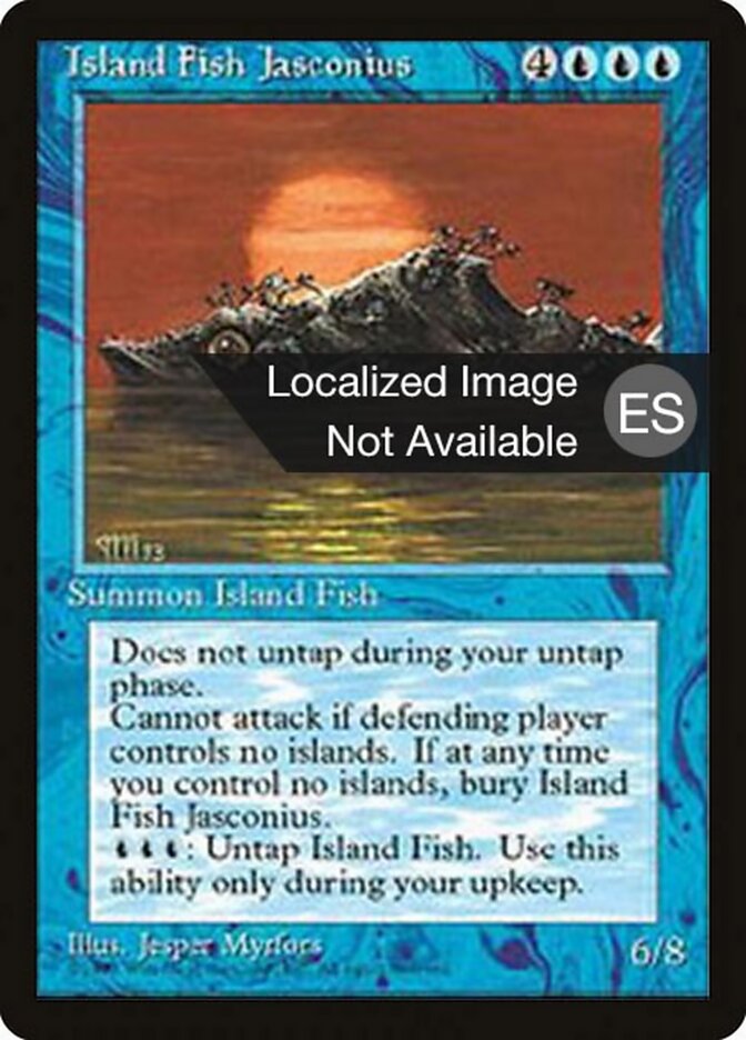 Peixe-Ilha Jasconius / Island Fish Jasconius - Magic: The Gathering - MoxLand