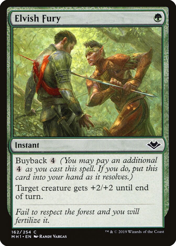 Fúria Élfica / Elvish Fury - Magic: The Gathering - MoxLand