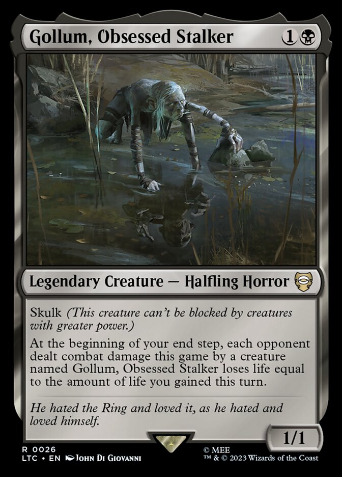 Gollum, Espreitador Obcecado / Gollum, Obsessed Stalker - Magic: The Gathering - MoxLand
