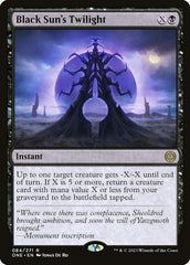 Crepúsculo do Sol Negro / Black Sun's Twilight - Magic: The Gathering - MoxLand