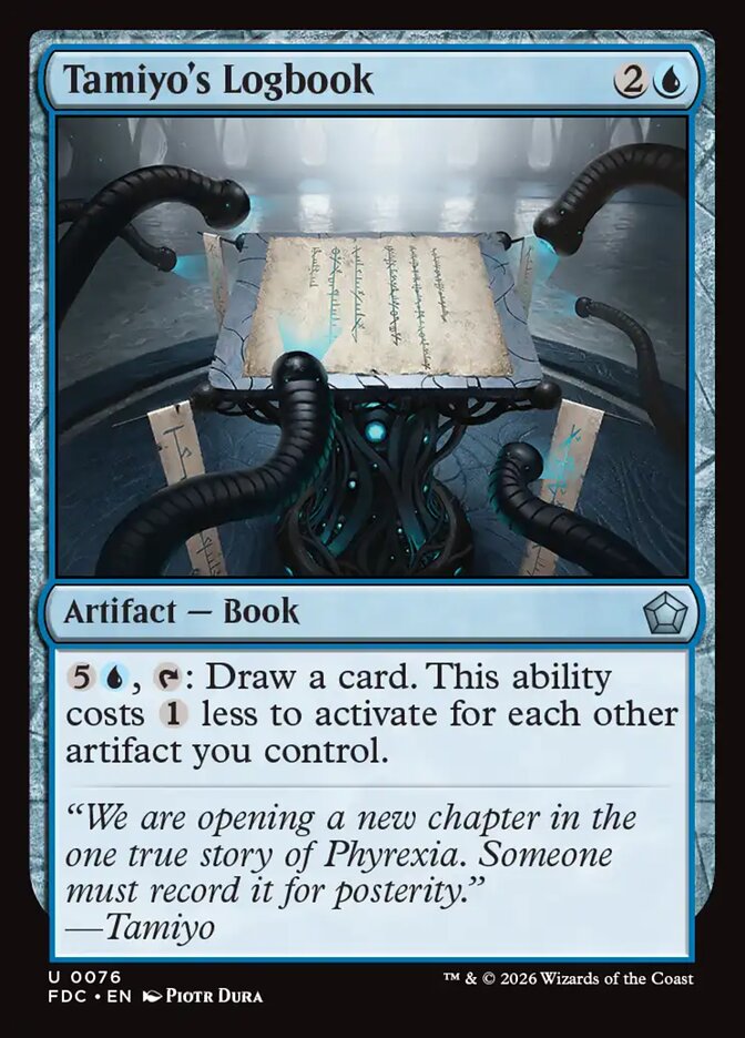 Livro de Registros de Tamiyo / Tamiyo's Logbook - Magic: The Gathering - MoxLand