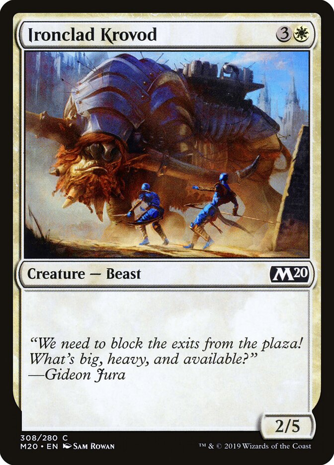 Krovod Encouraçado / Ironclad Krovod - Magic: The Gathering - MoxLand