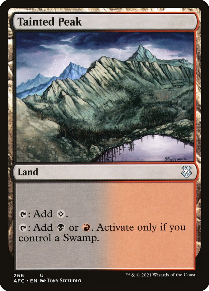 Cume Contaminado / Tainted Peak - Magic: The Gathering - MoxLand