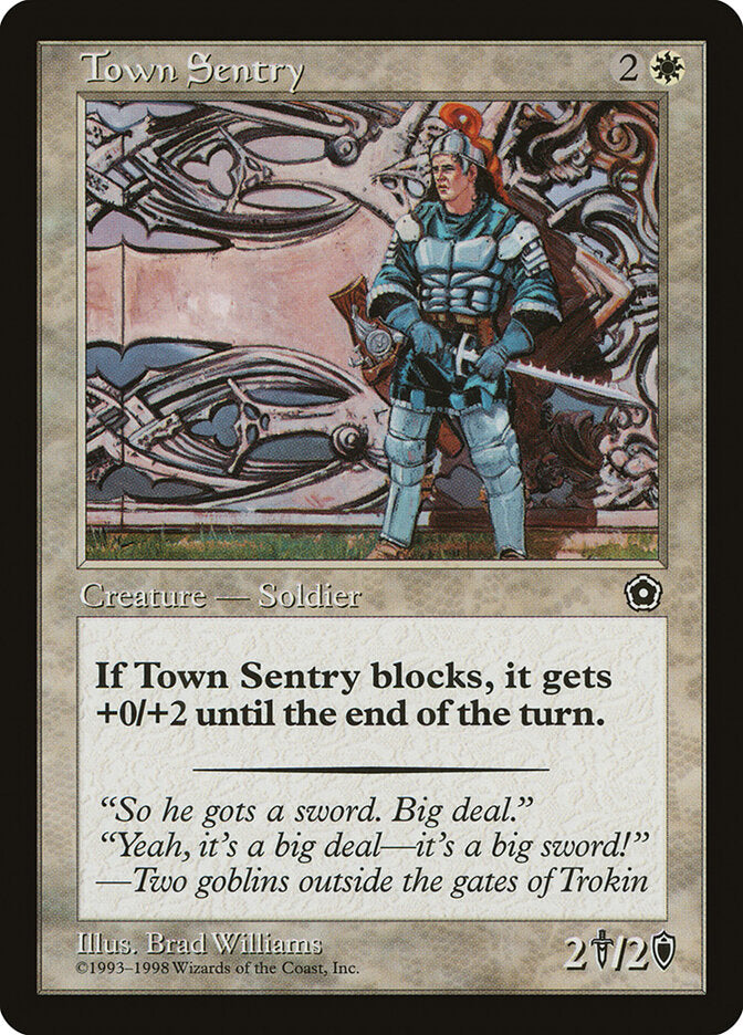 Town Sentry - Magic: The Gathering - MoxLand