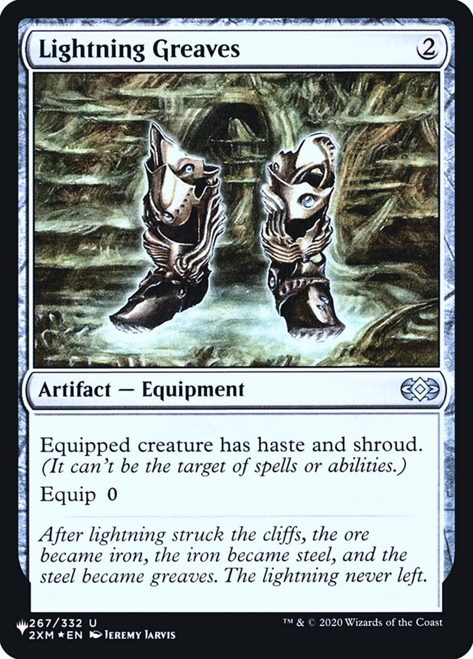 Grevas Faiscantes / Lightning Greaves - Magic: The Gathering - MoxLand