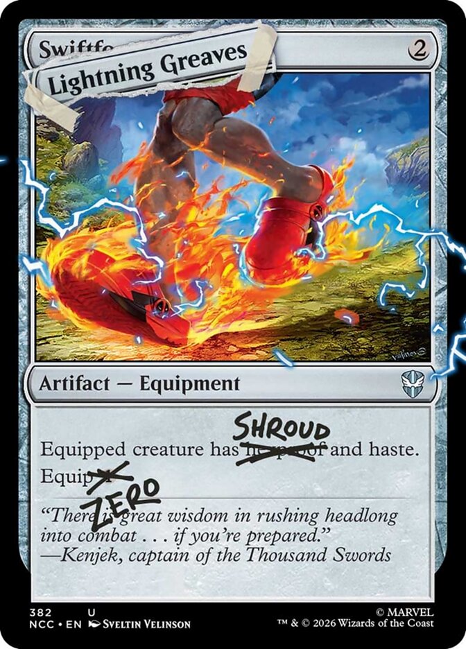 Grevas Faiscantes / Lightning Greaves - Magic: The Gathering - MoxLand