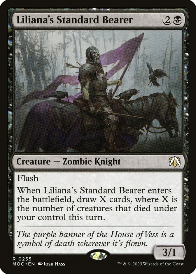 Porta-estandarte de Liliana / Liliana's Standard Bearer - Magic: The Gathering - MoxLand