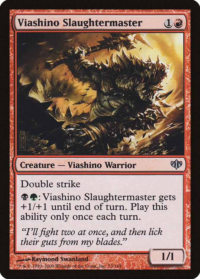 Mestre do Massacre Viashino / Viashino Slaughtermaster - Magic: The Gathering - MoxLand