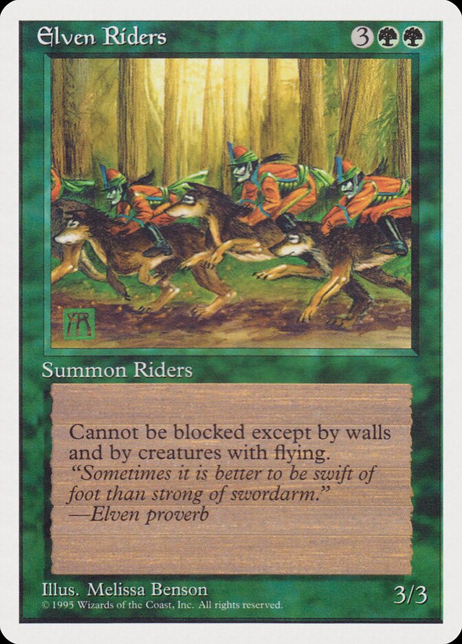 Ginetes Élficos / Elven Riders - Magic: The Gathering - MoxLand