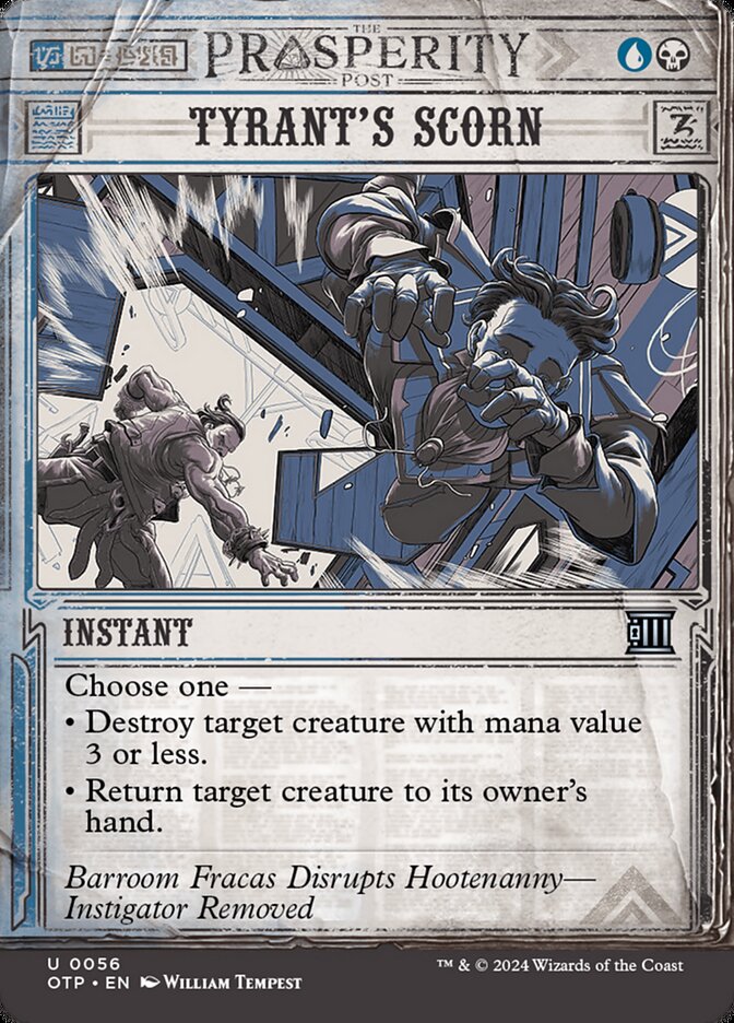 Escárnio do Tirano / Tyrant's Scorn - Magic: The Gathering - MoxLand