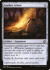 Armadura de Couro / Leather Armor - Magic: The Gathering - MoxLand