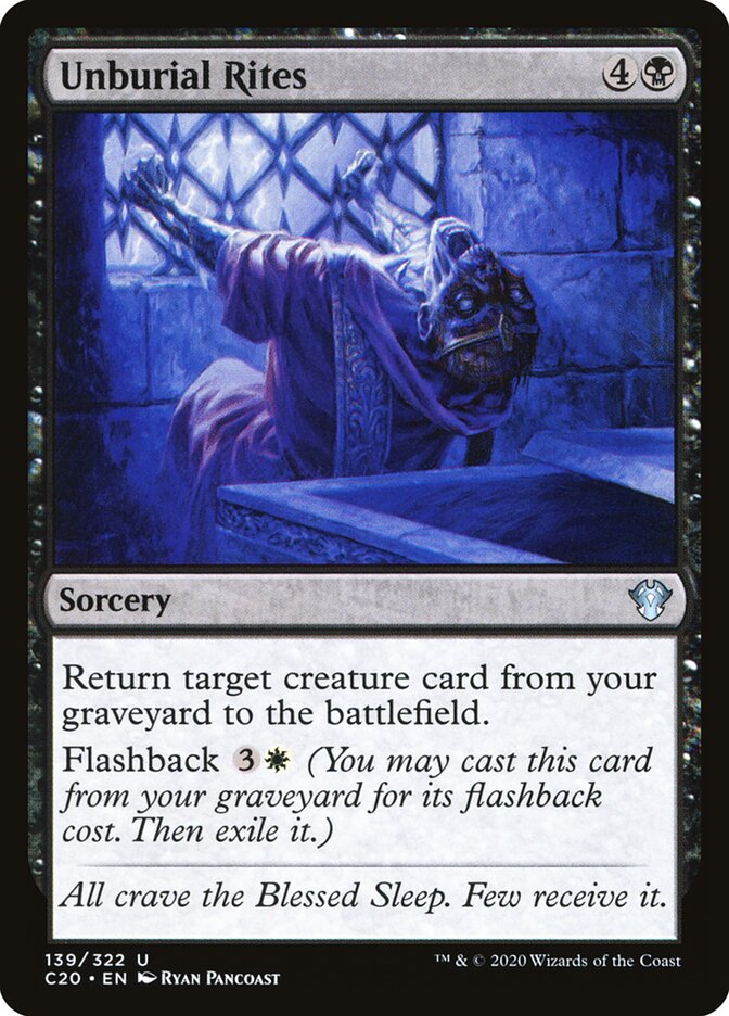 Ritos de Desenterro / Unburial Rites - Magic: The Gathering - MoxLand