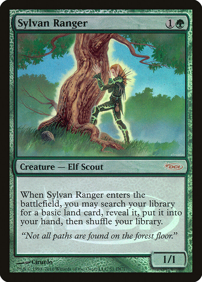 Patrulheiro Silvestre / Sylvan Ranger - Magic: The Gathering - MoxLand