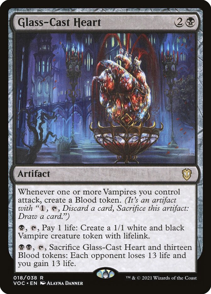 Coração Envidraçado / Glass-Cast Heart - Magic: The Gathering - MoxLand