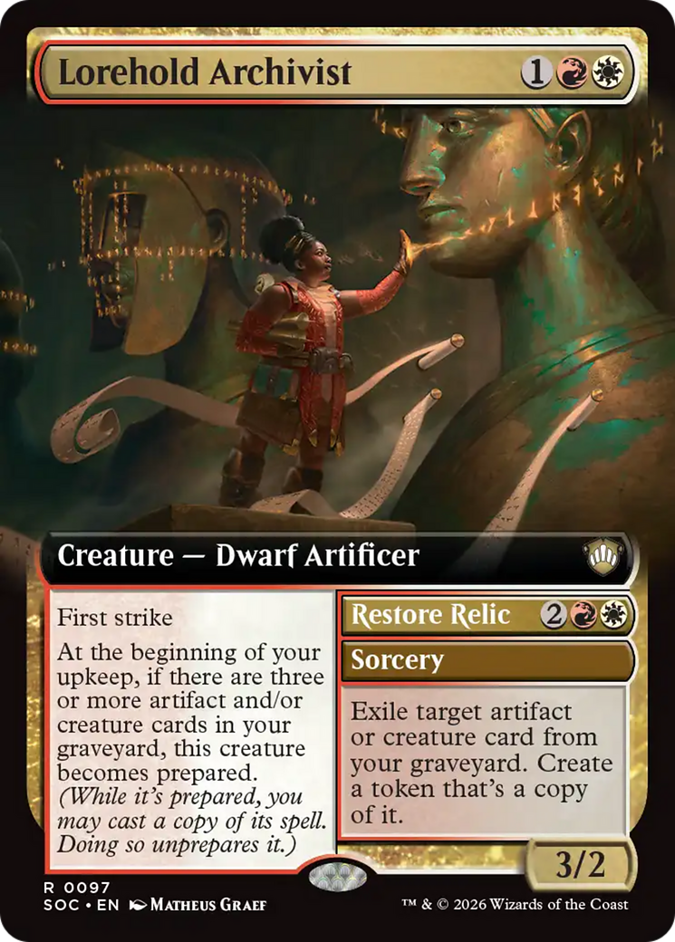 Lorehold Archivist - Magic: The Gathering - MoxLand