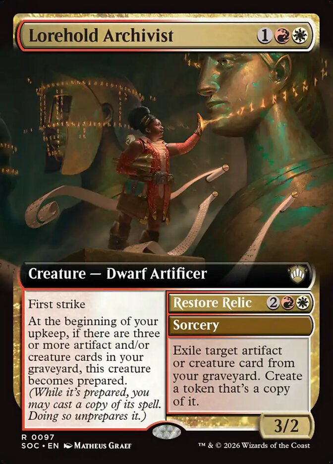 Lorehold Archivist - Magic: The Gathering - MoxLand