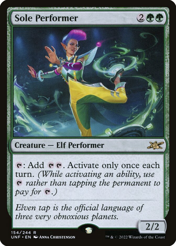 Sole Performer - Magic: The Gathering - MoxLand