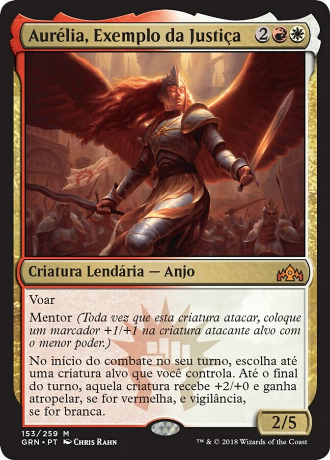 Aurélia, Exemplo da Justiça / Aurelia, Exemplar of Justice - Magic: The Gathering - MoxLand