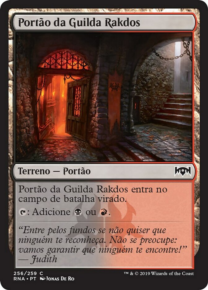 Portão da Guilda Rakdos / Rakdos Guildgate - Magic: The Gathering - MoxLand