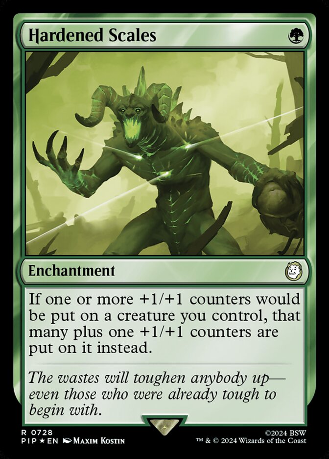 Escamas Endurecidas / Hardened Scales - Magic: The Gathering - MoxLand