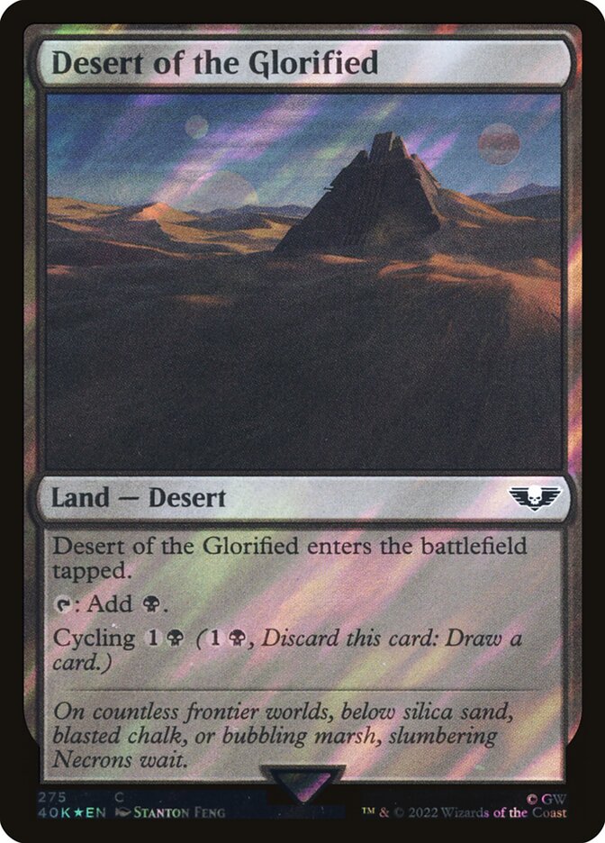 Deserto da Glorificada / Desert of the Glorified - Magic: The Gathering - MoxLand