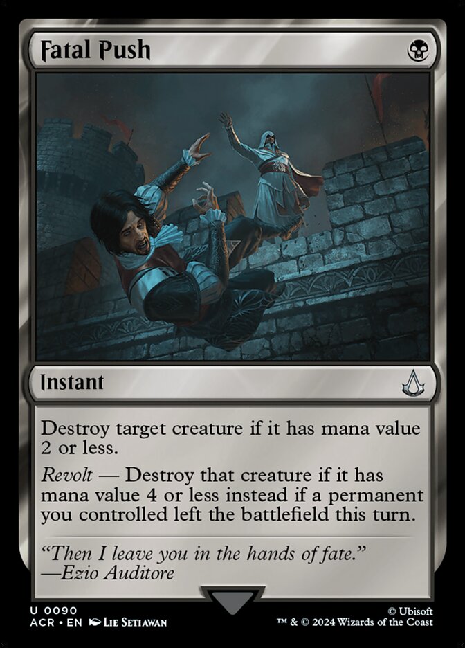 Empurrão Fatal / Fatal Push - Magic: The Gathering - MoxLand