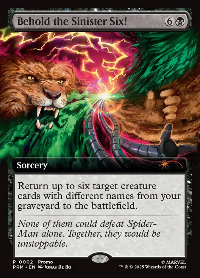 Behold the Sinister Six! - Magic: The Gathering - MoxLand