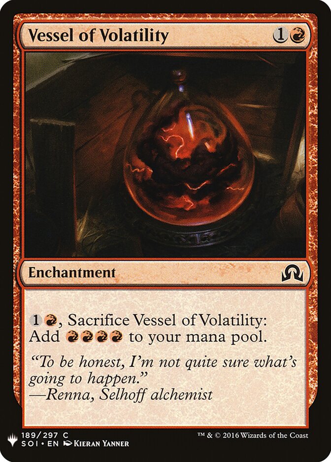 Receptáculo da Volatilidade / Vessel of Volatility - Magic: The Gathering - MoxLand