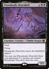 Morte de Ébano, Dracolich / Ebondeath, Dracolich - Magic: The Gathering - MoxLand