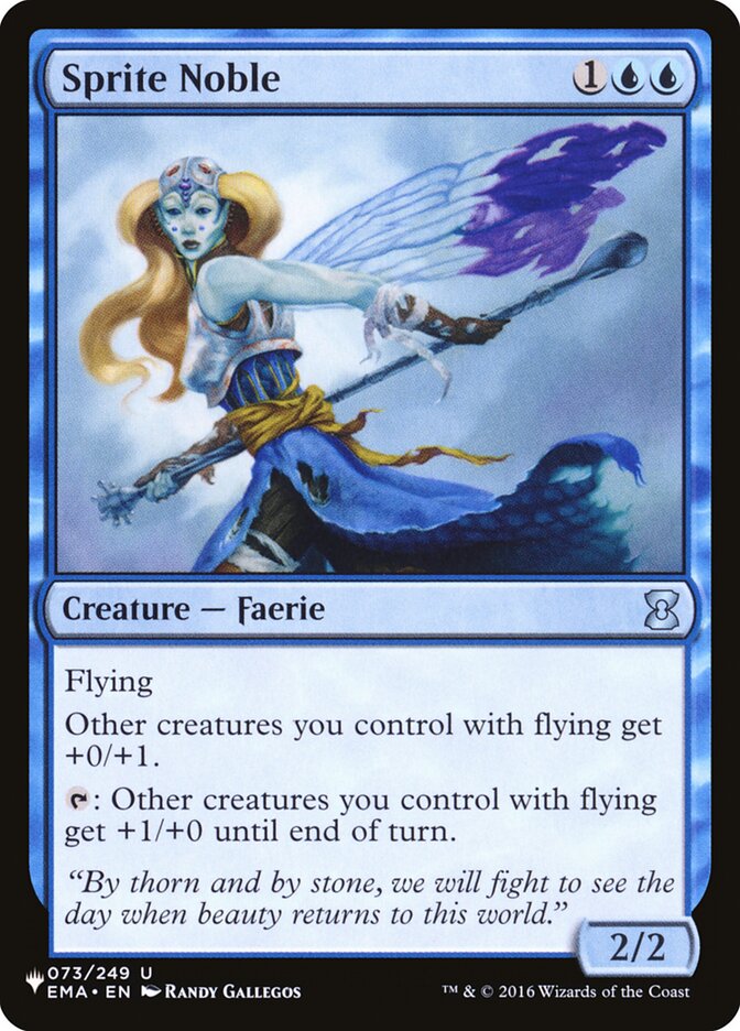 Nobre Sílfide / Sprite Noble - Magic: The Gathering - MoxLand