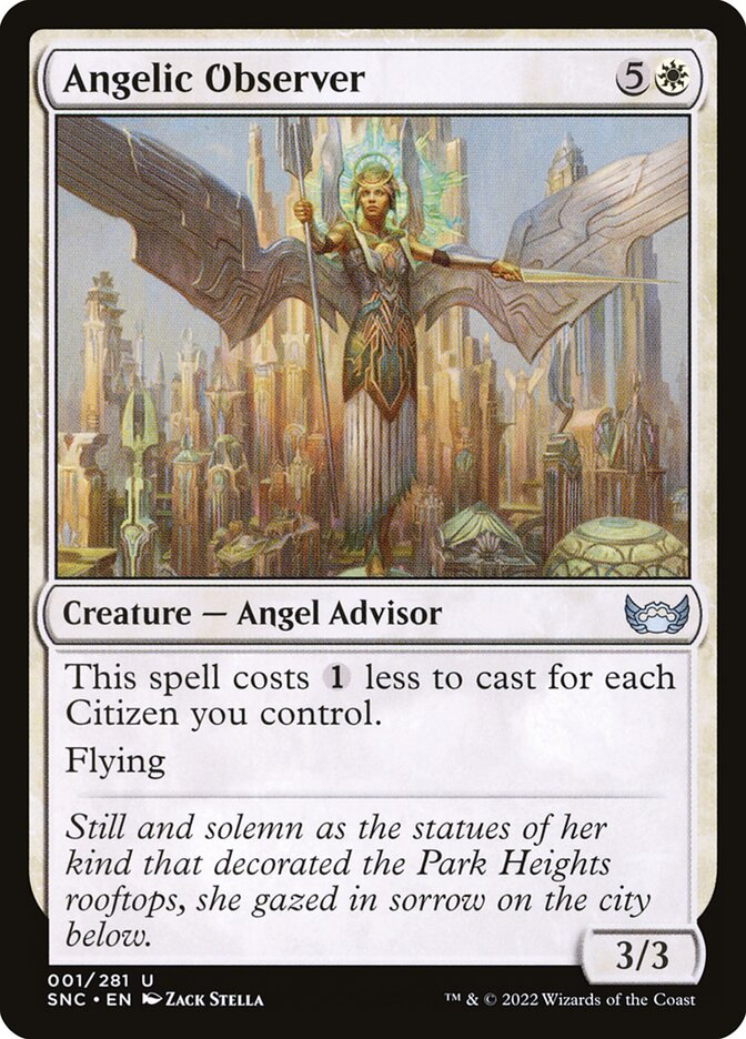 Observadora Angelical / Angelic Observer - Magic: The Gathering - MoxLand