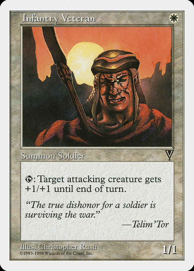 Veterano da Infantaria / Infantry Veteran - Magic: The Gathering - MoxLand