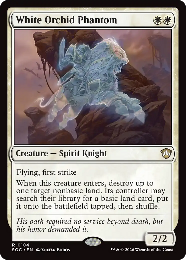 Fantasma da Orquídea Branca / White Orchid Phantom - Magic: The Gathering - MoxLand