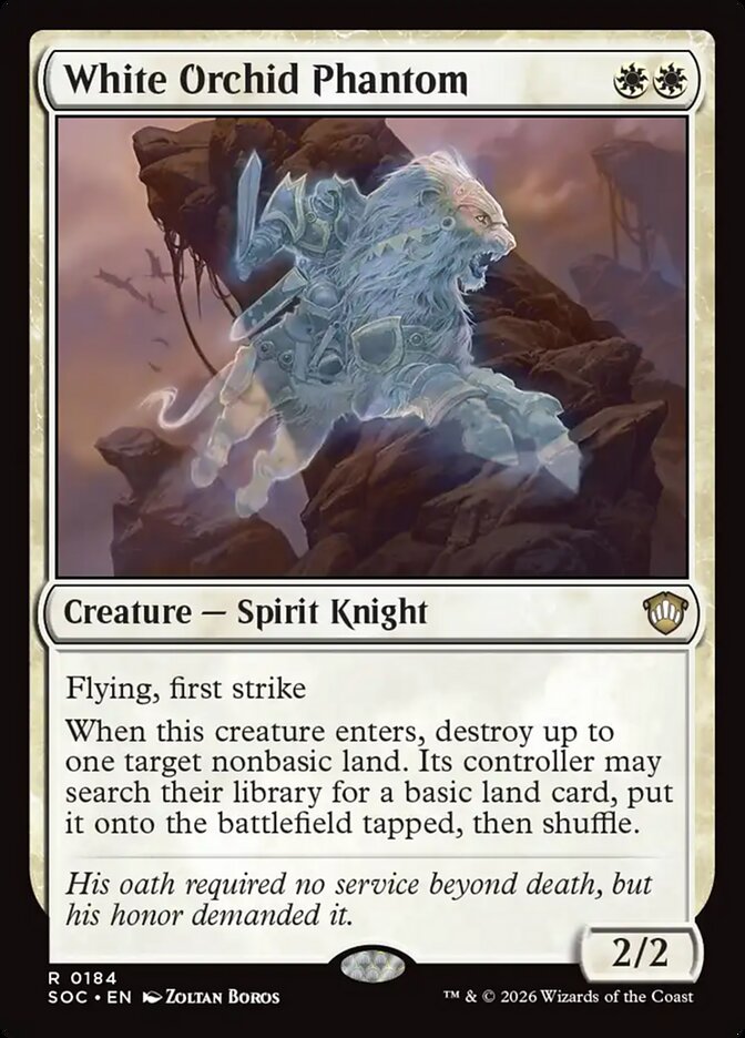 Fantasma da Orquídea Branca / White Orchid Phantom - Magic: The Gathering - MoxLand