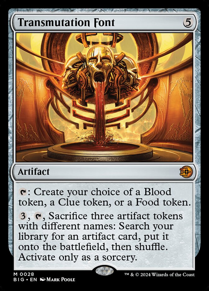 Fonte da Transmutação / Transmutation Font - Magic: The Gathering - MoxLand