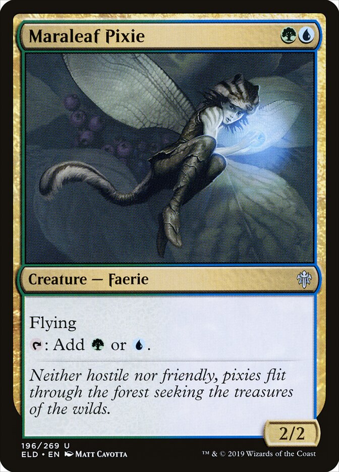 Sílfide Marafolha / Maraleaf Pixie - Magic: The Gathering - MoxLand