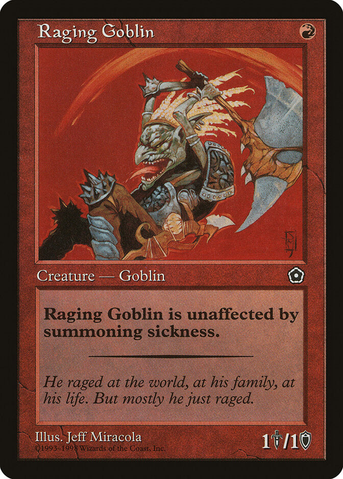 Goblin Enfurecido / Raging Goblin - Magic: The Gathering - MoxLand
