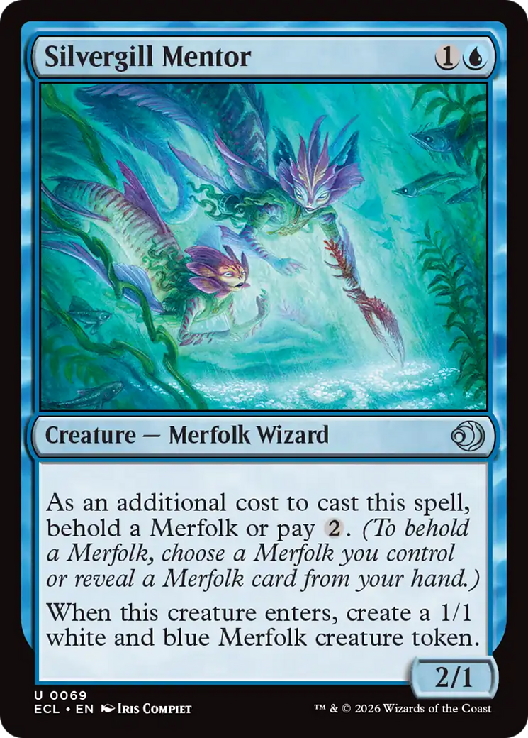 Mentora Prateobrânquia / Silvergill Mentor - Magic: The Gathering - MoxLand