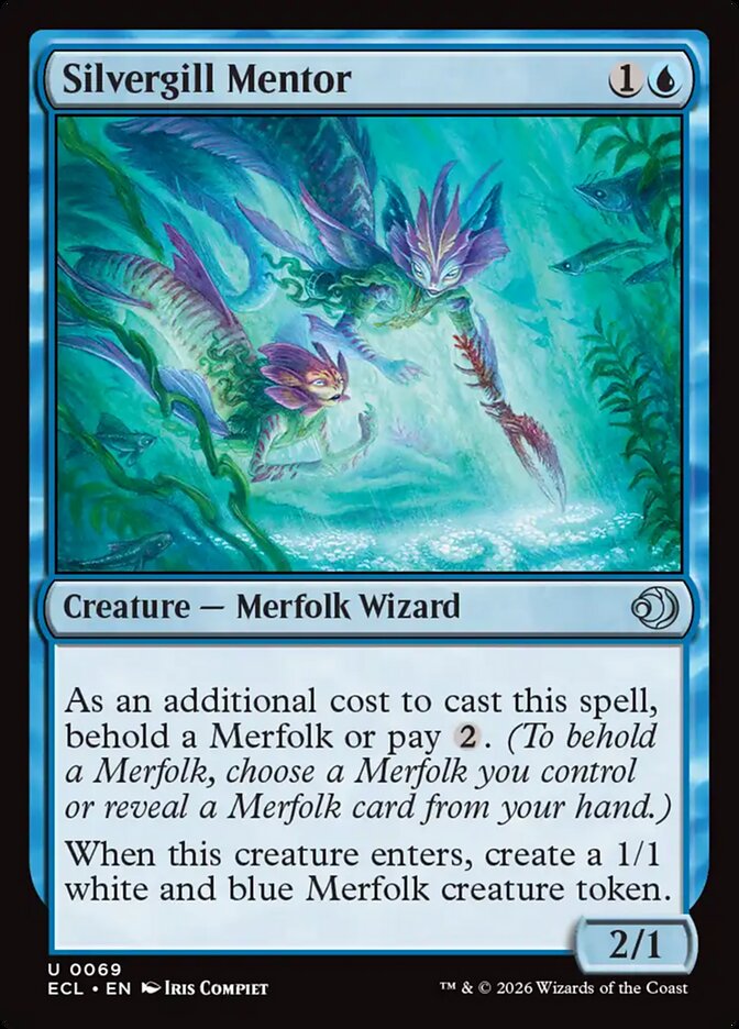 Mentora Prateobrânquia / Silvergill Mentor - Magic: The Gathering - MoxLand