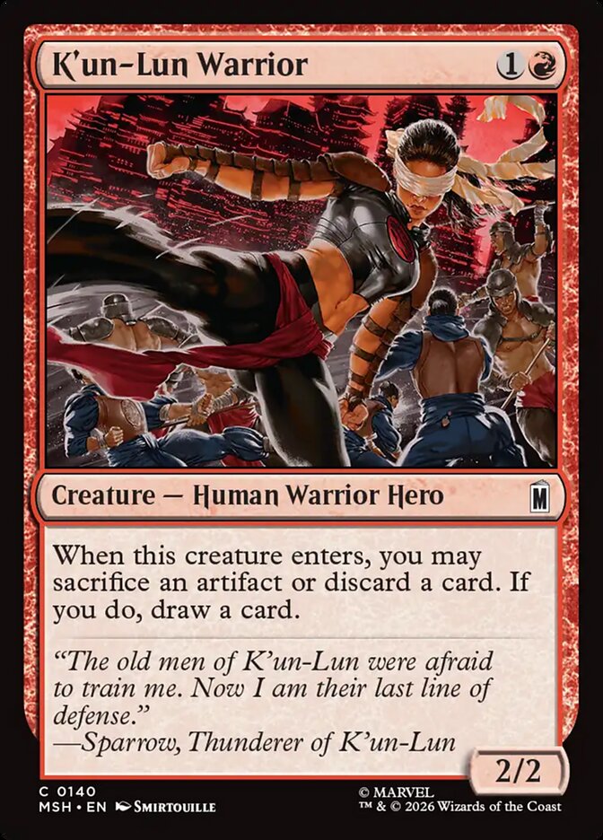K'un-Lun Warrior - Magic: The Gathering - MoxLand