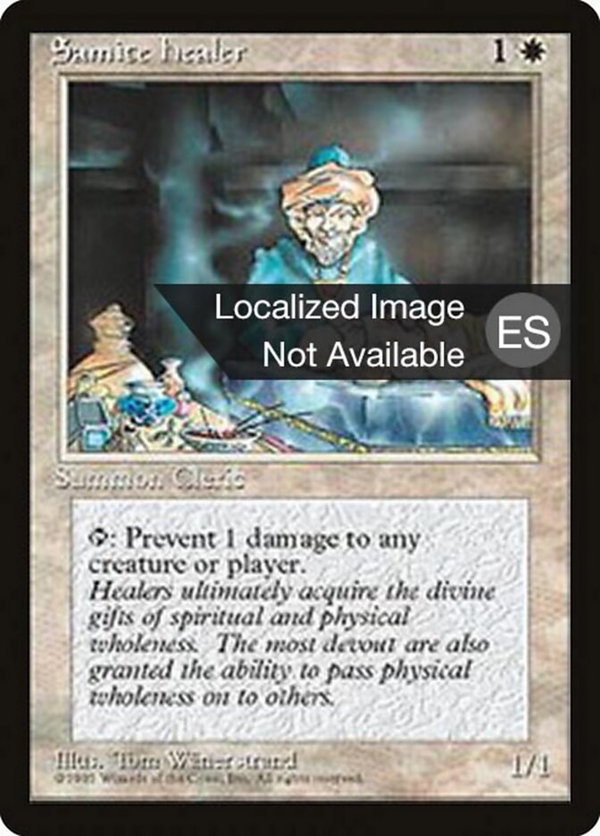 Curandeiro Samita / Samite Healer - Magic: The Gathering - MoxLand