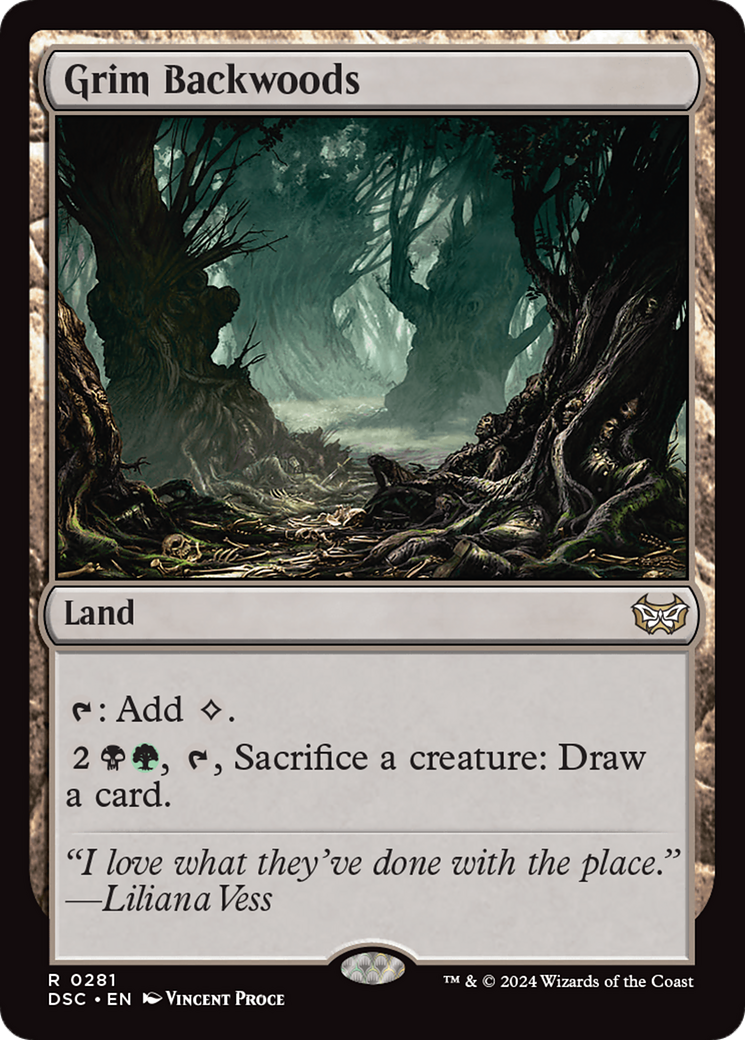 Mata Sinistra / Grim Backwoods - Magic: The Gathering - MoxLand