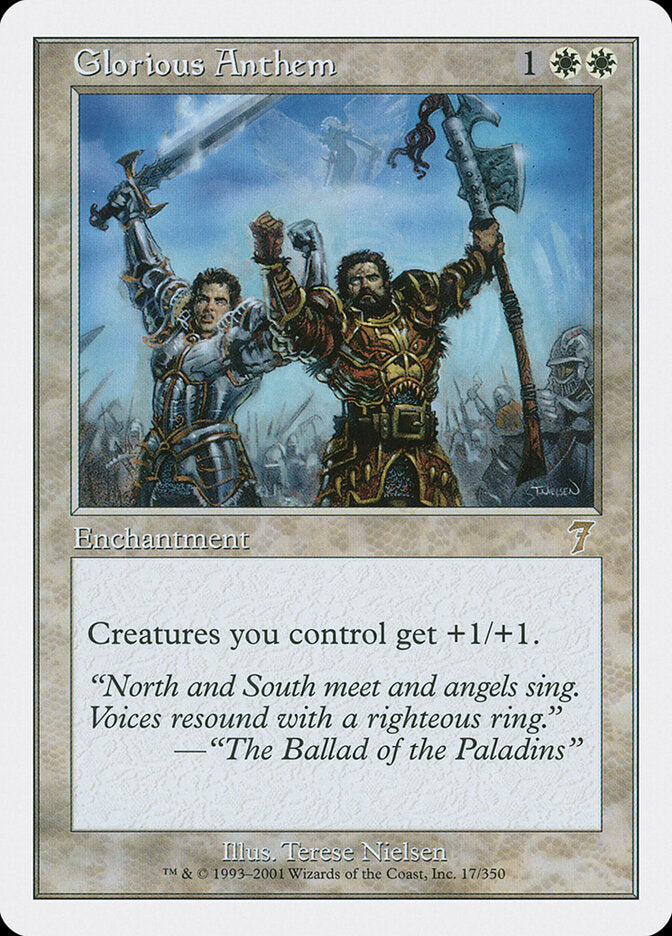 Antífona Gloriosa / Glorious Anthem - Magic: The Gathering - MoxLand