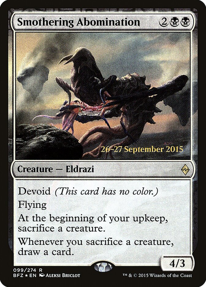 Abominação Sufocante / Smothering Abomination - Magic: The Gathering - MoxLand
