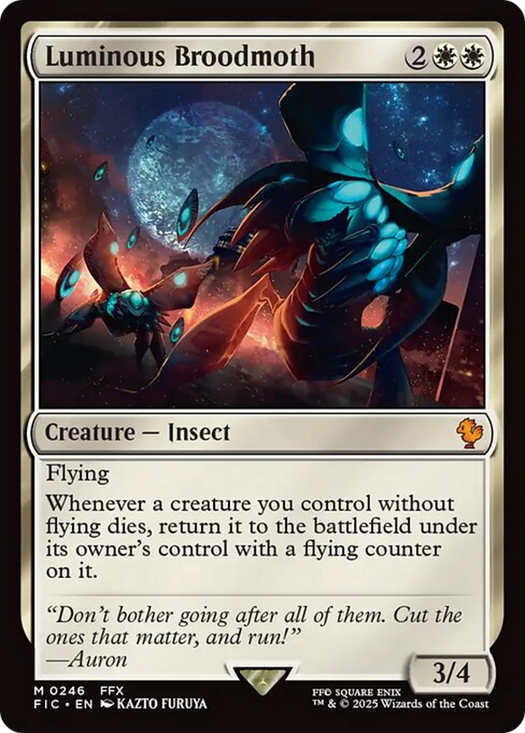 Mariposa-parideira Luminosa / Luminous Broodmoth - Magic: The Gathering - MoxLand