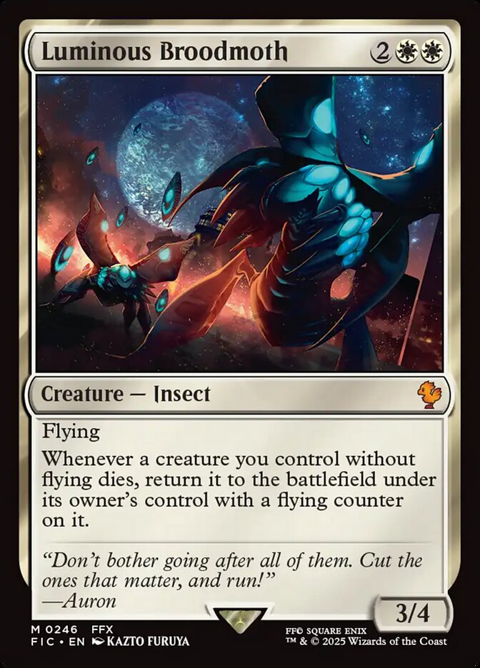 Mariposa-parideira Luminosa / Luminous Broodmoth - Magic: The Gathering - MoxLand