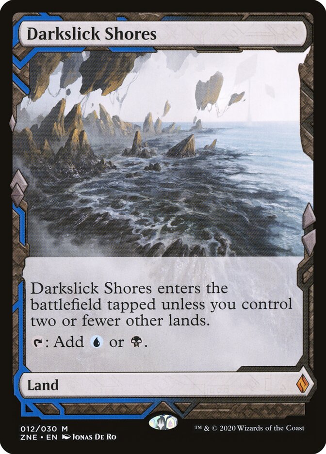 Litorais de Mancha Negra / Darkslick Shores - Magic: The Gathering - MoxLand