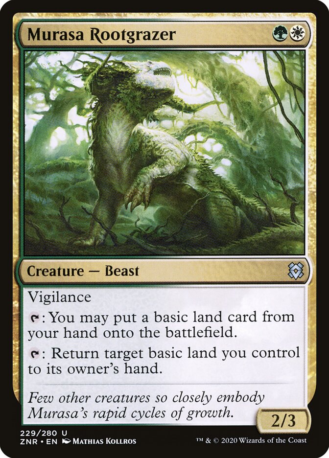 Pasta-raiz de Murasa / Murasa Rootgrazer - Magic: The Gathering - MoxLand