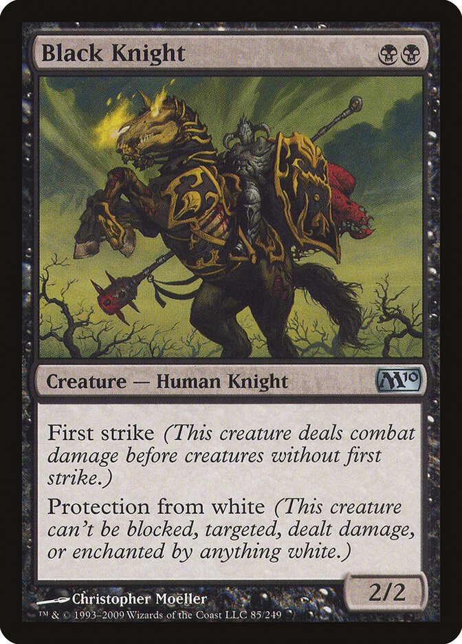 Cavaleiro Negro / Black Knight - Magic: The Gathering - MoxLand