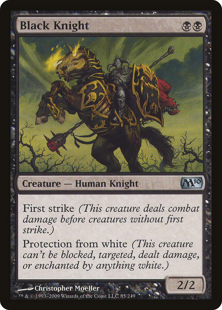 Cavaleiro Negro / Black Knight - Magic: The Gathering - MoxLand